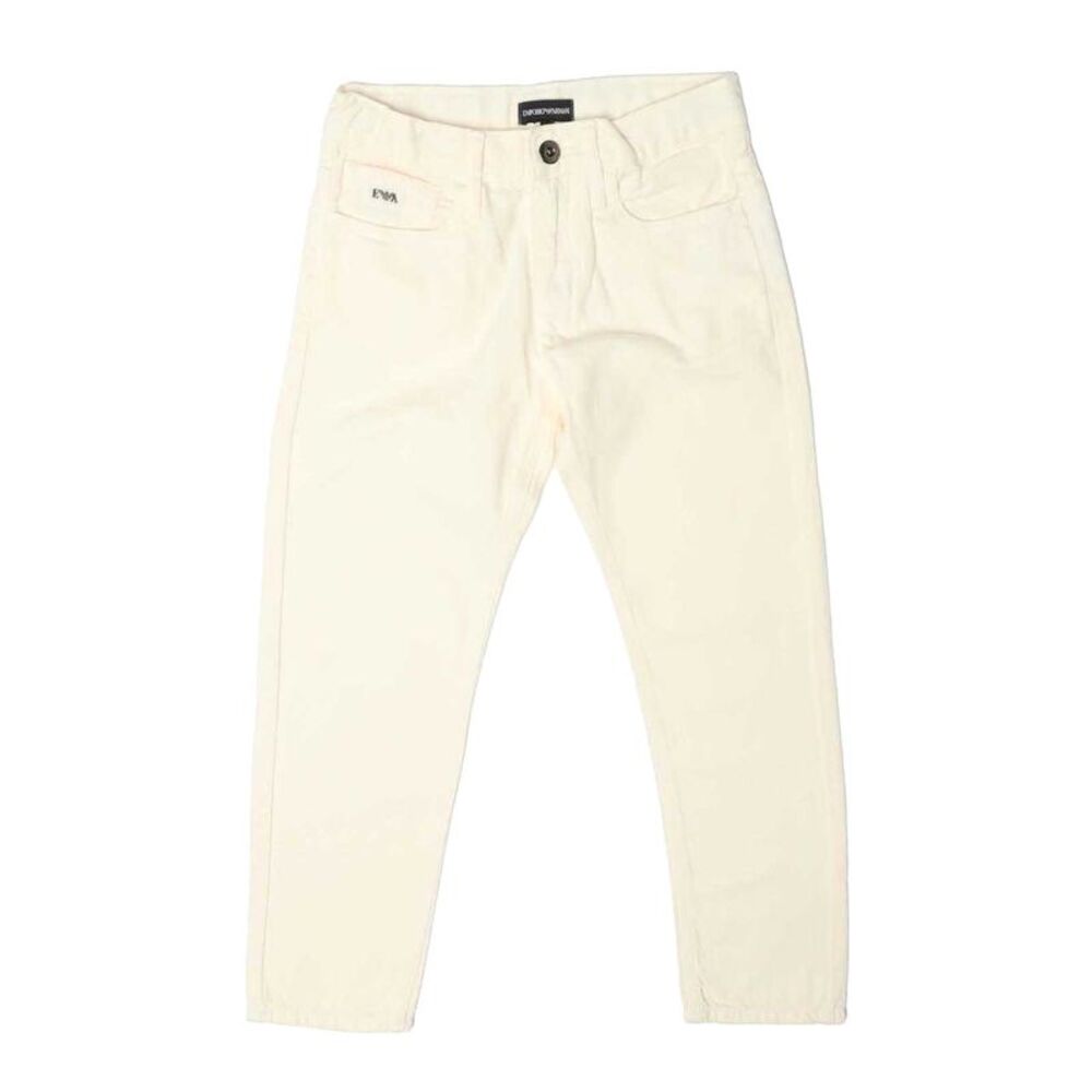 Emporio Armani Childrens/Kids J75 Slim Jeans / White